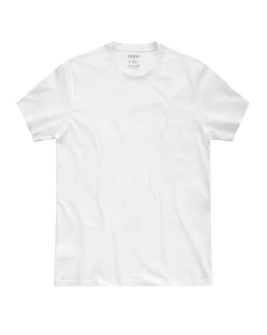 100% Organic Cotton Crew Neck T-shirt - White