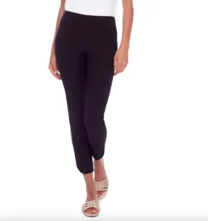 65027A Black Slim Ankle Stretch Capris