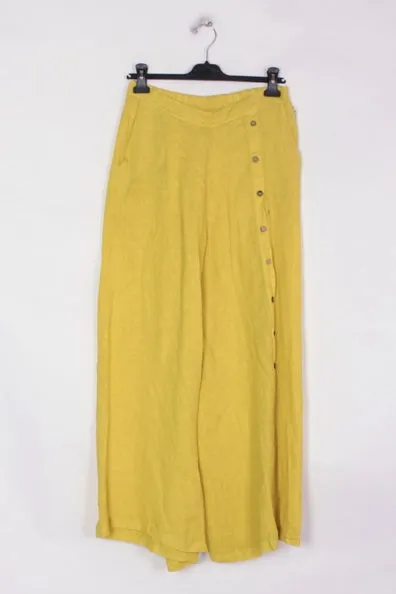 9320 Buttonside Pants 100% Linen