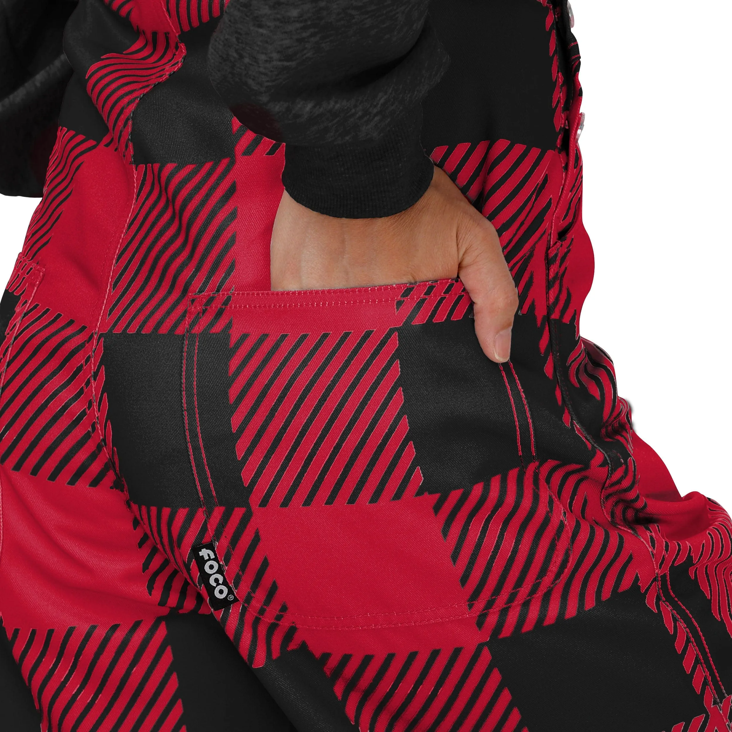 Atlanta Falcons NFL Womens Plaid Bib Overalls