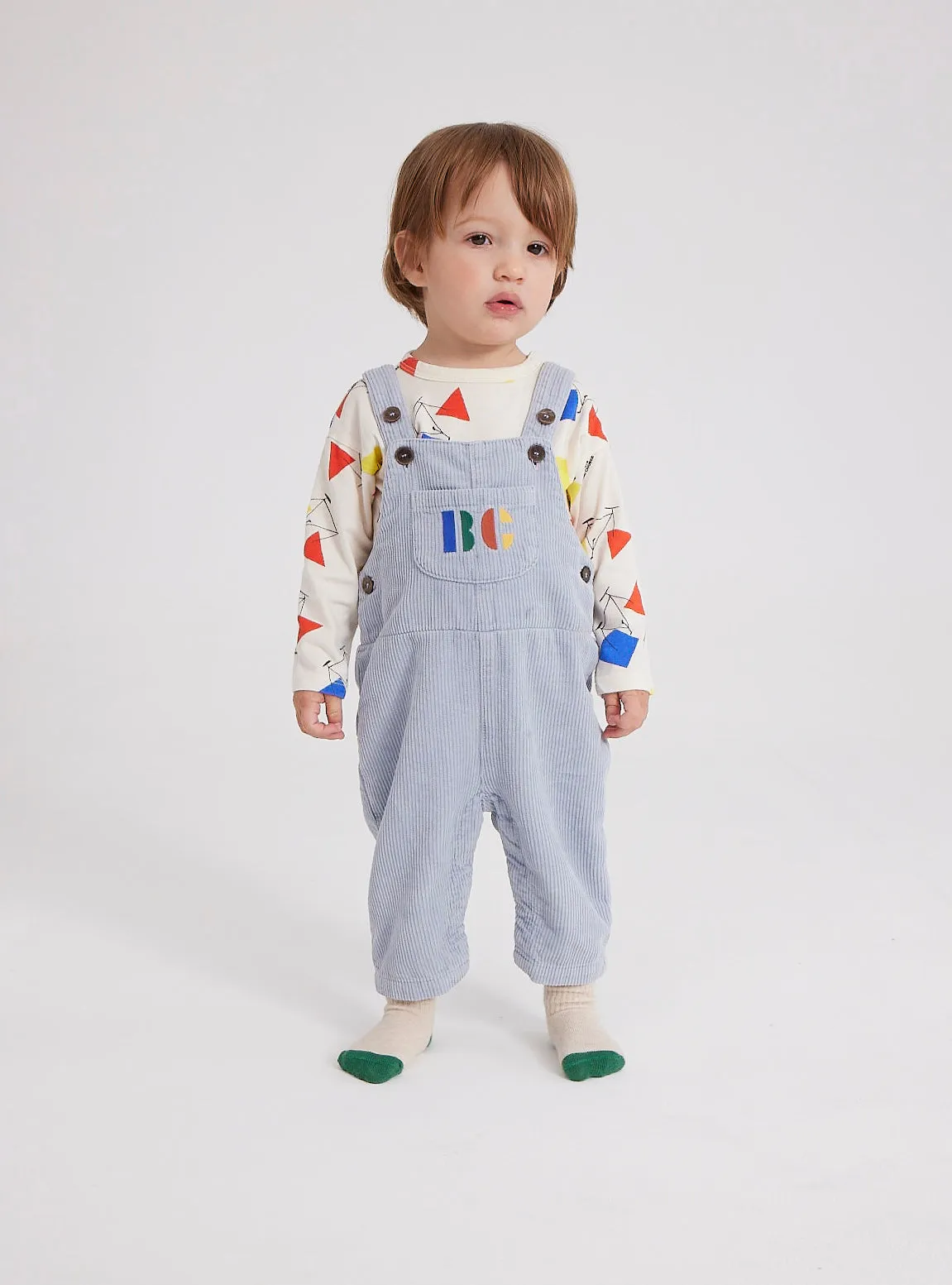 Baby Multicolor B.C Corduroy Dungaree