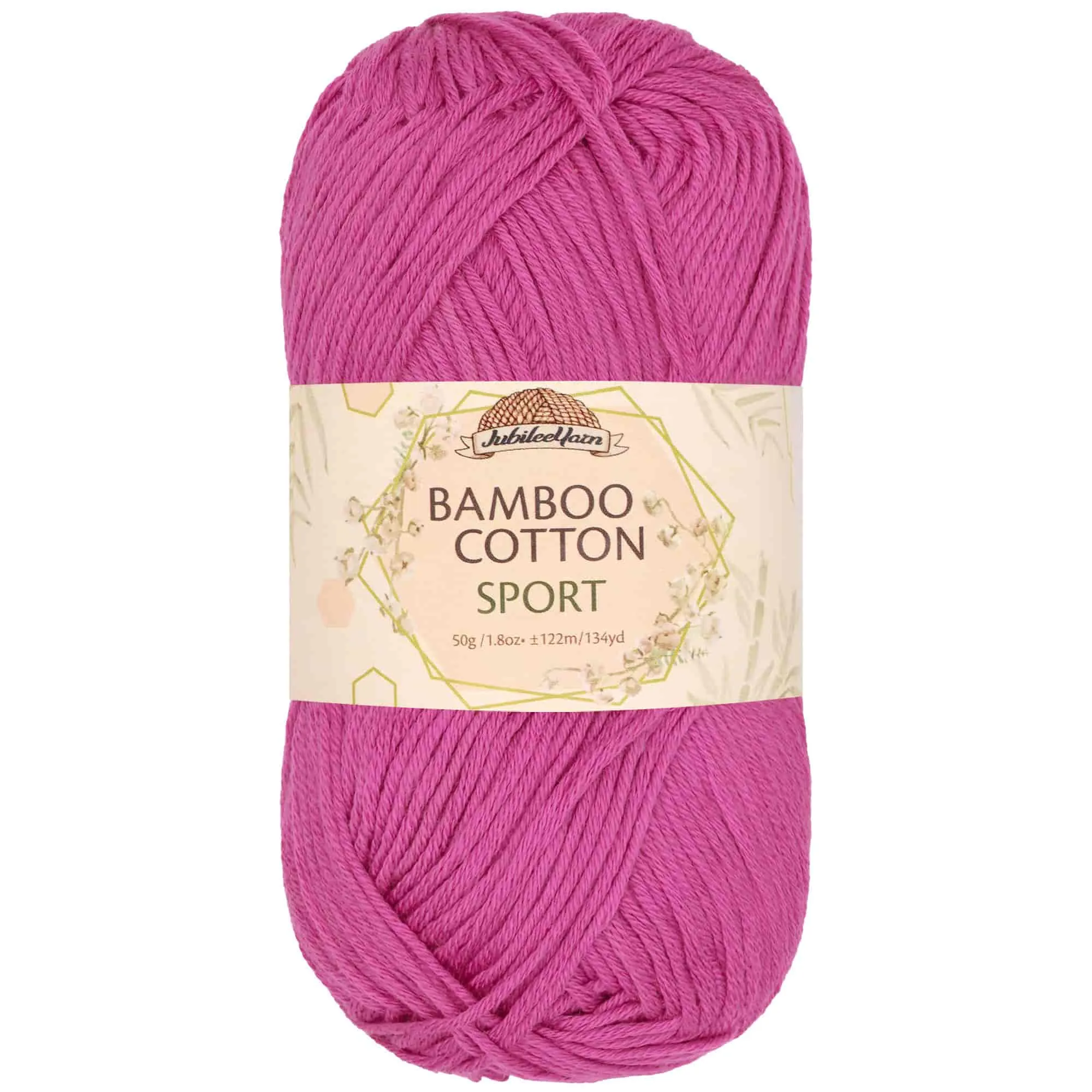 Bamboo Cotton Sport Yarn: 4 Skein Packs