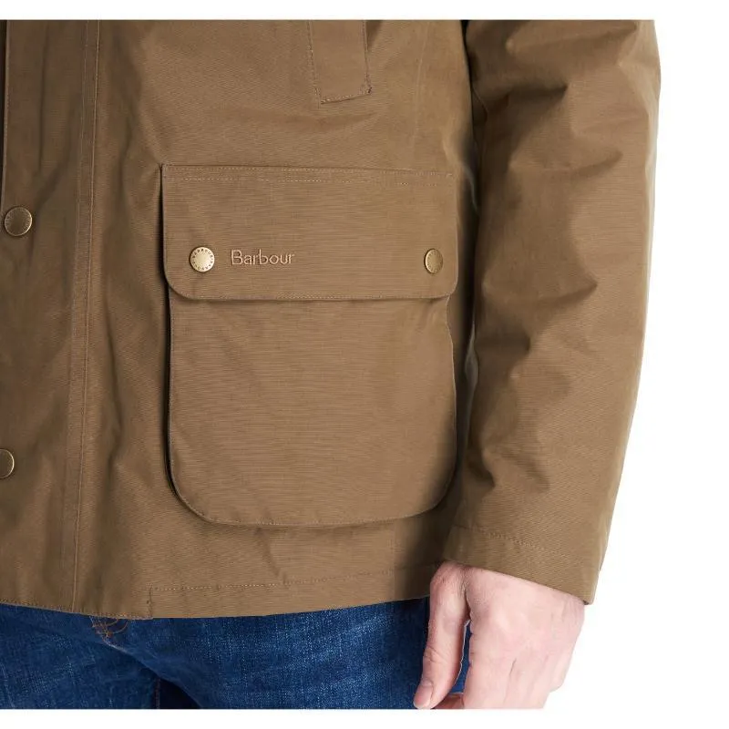 Barbour Lorton Waterproof Mens Jacket - Dark Sand