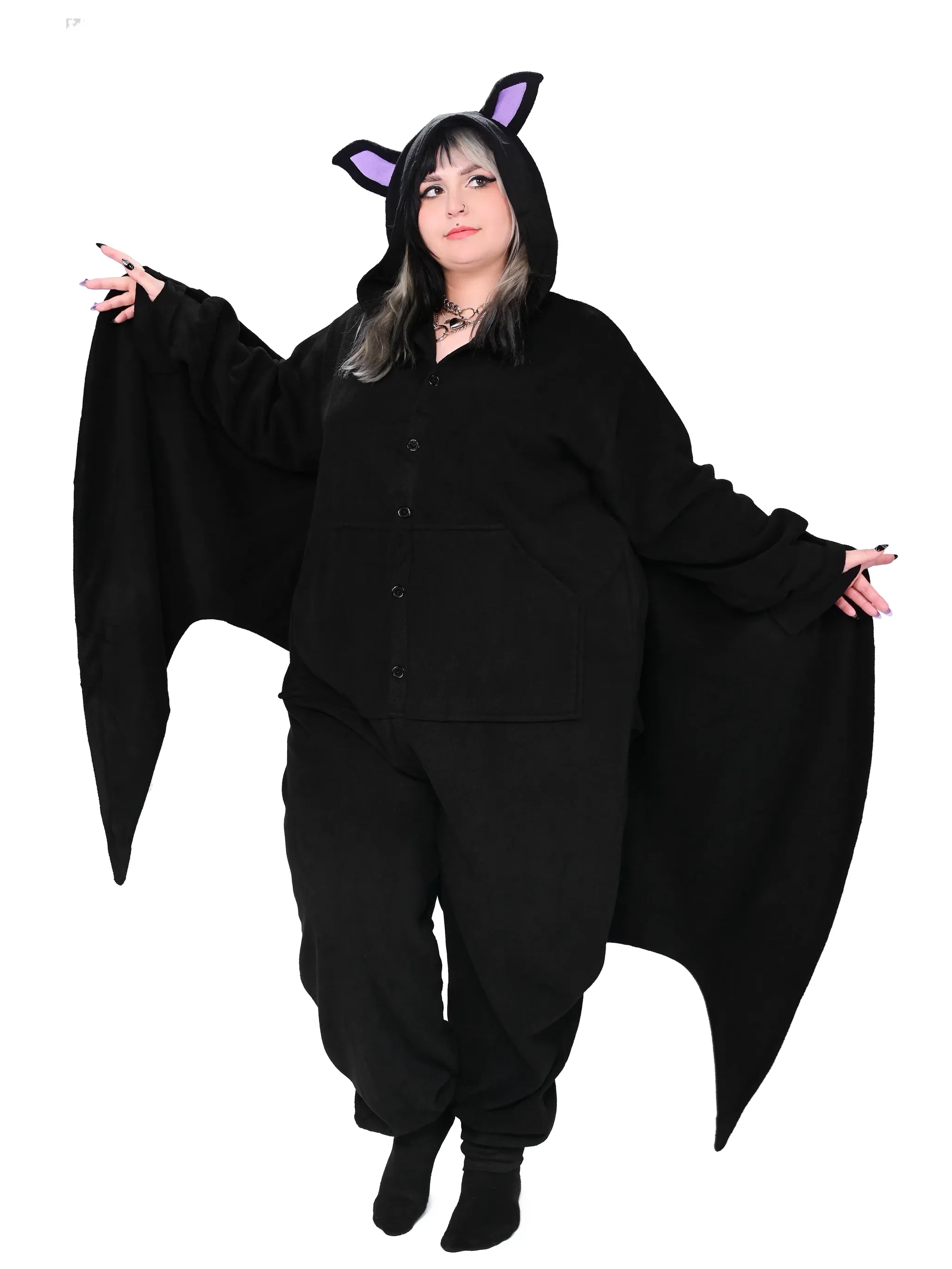 Batty Onesie - Licorice MY VIOLET