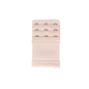 Bra Extender Lightweight 3 Hook Soft and comfortable 3 Hook & Eye Elastic Bra Extender - Beige