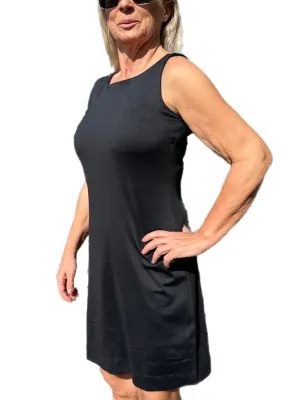 Classic Shift Dress with UPF50  Black