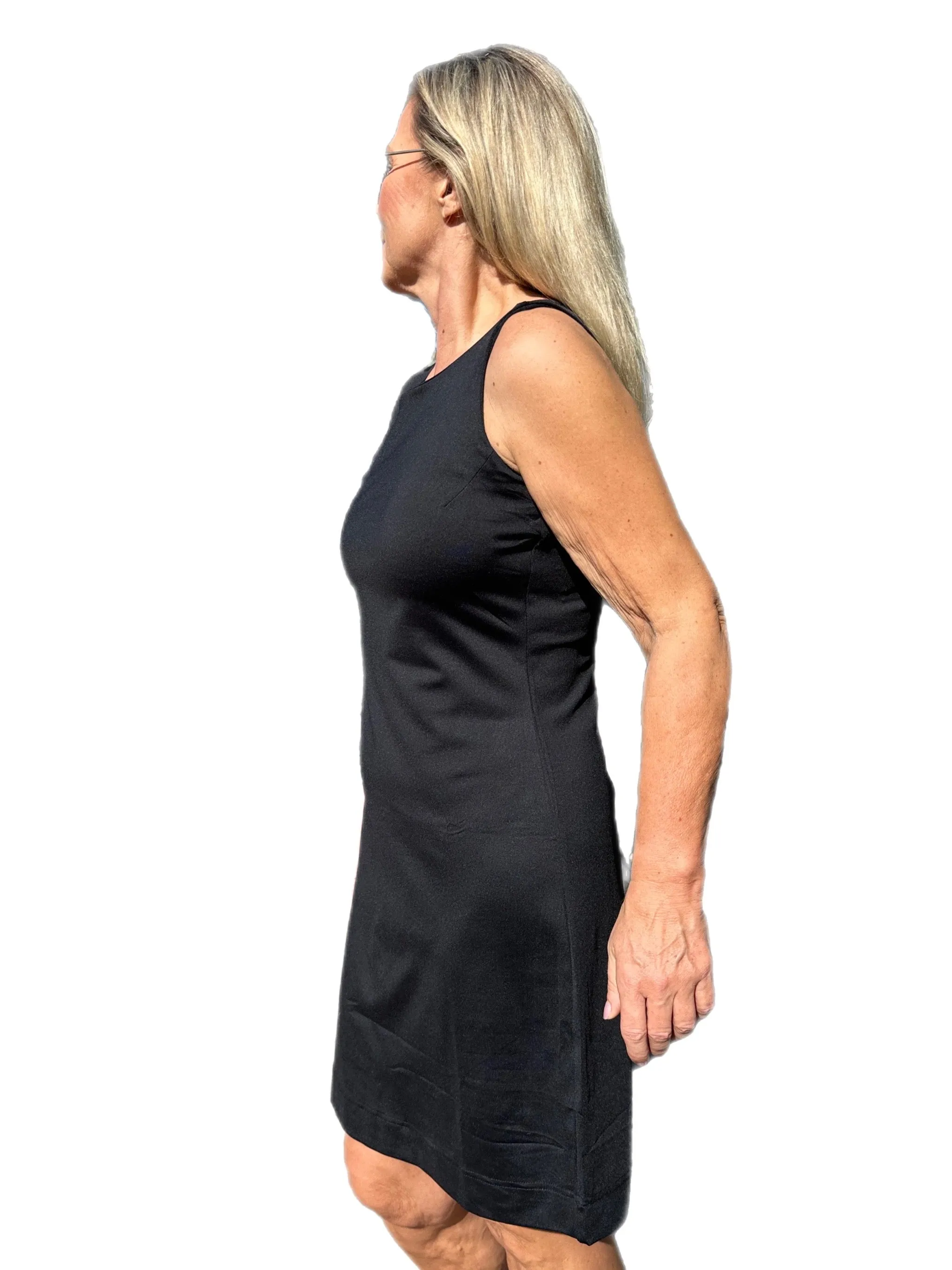 Classic Shift Dress with UPF50  Black