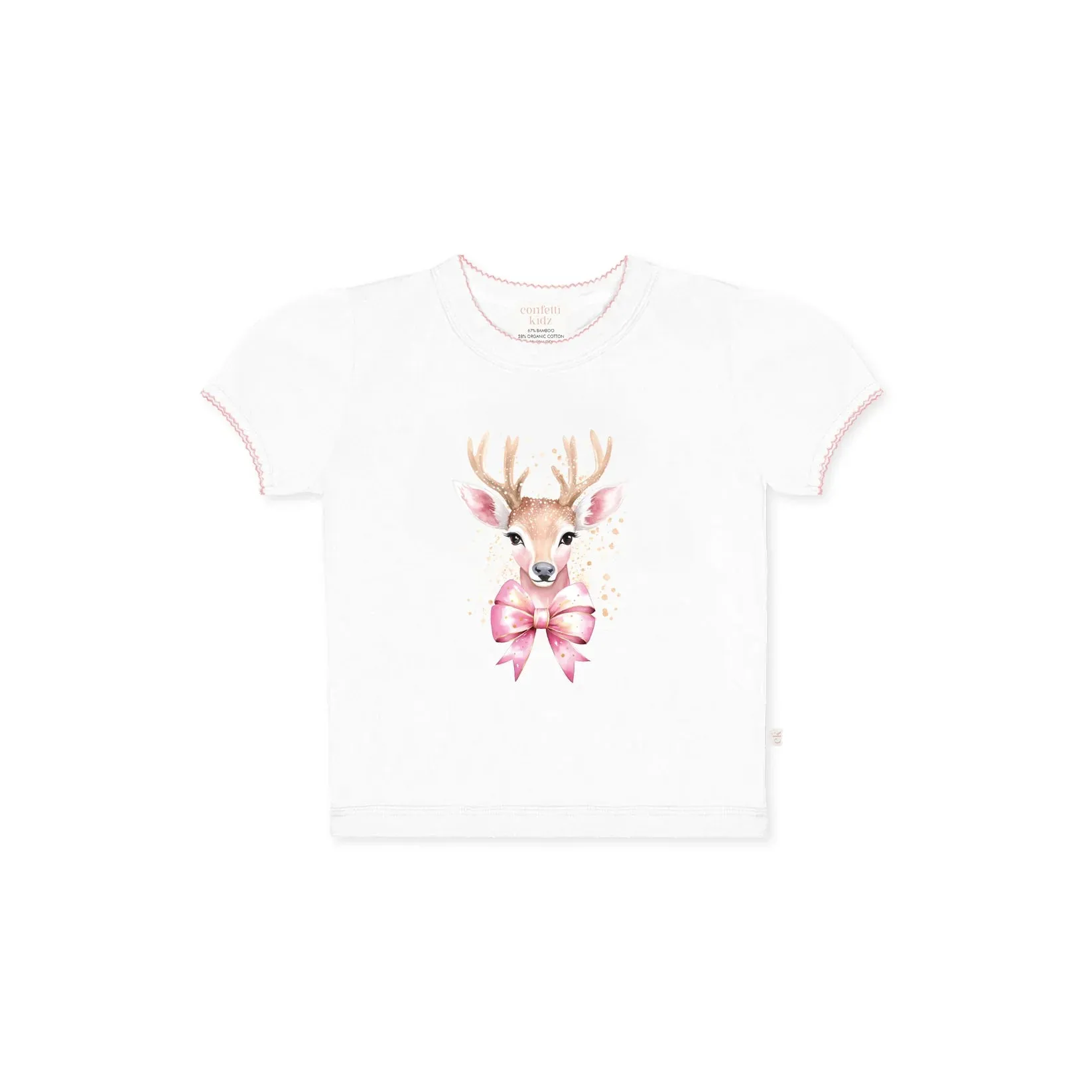 CONFETTI KIDZ GOLDEN REINDEER TEE