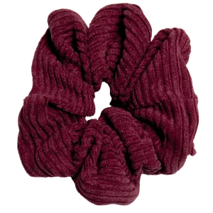 Corduroy Scrunchie in Burgundy