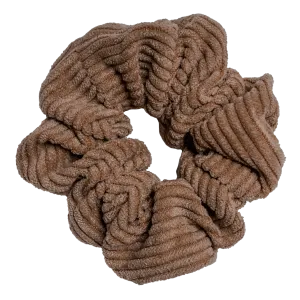 Corduroy Scrunchie in Tan