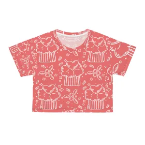 Doodle Pancake - Inovax Crop Tee