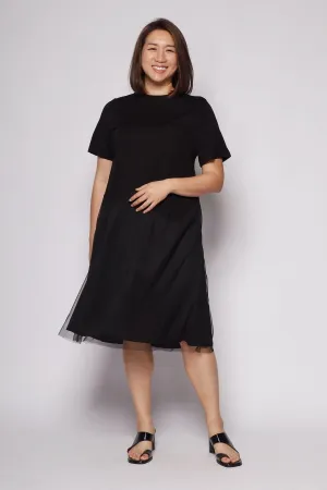 Dozo Mesh Dress in Black