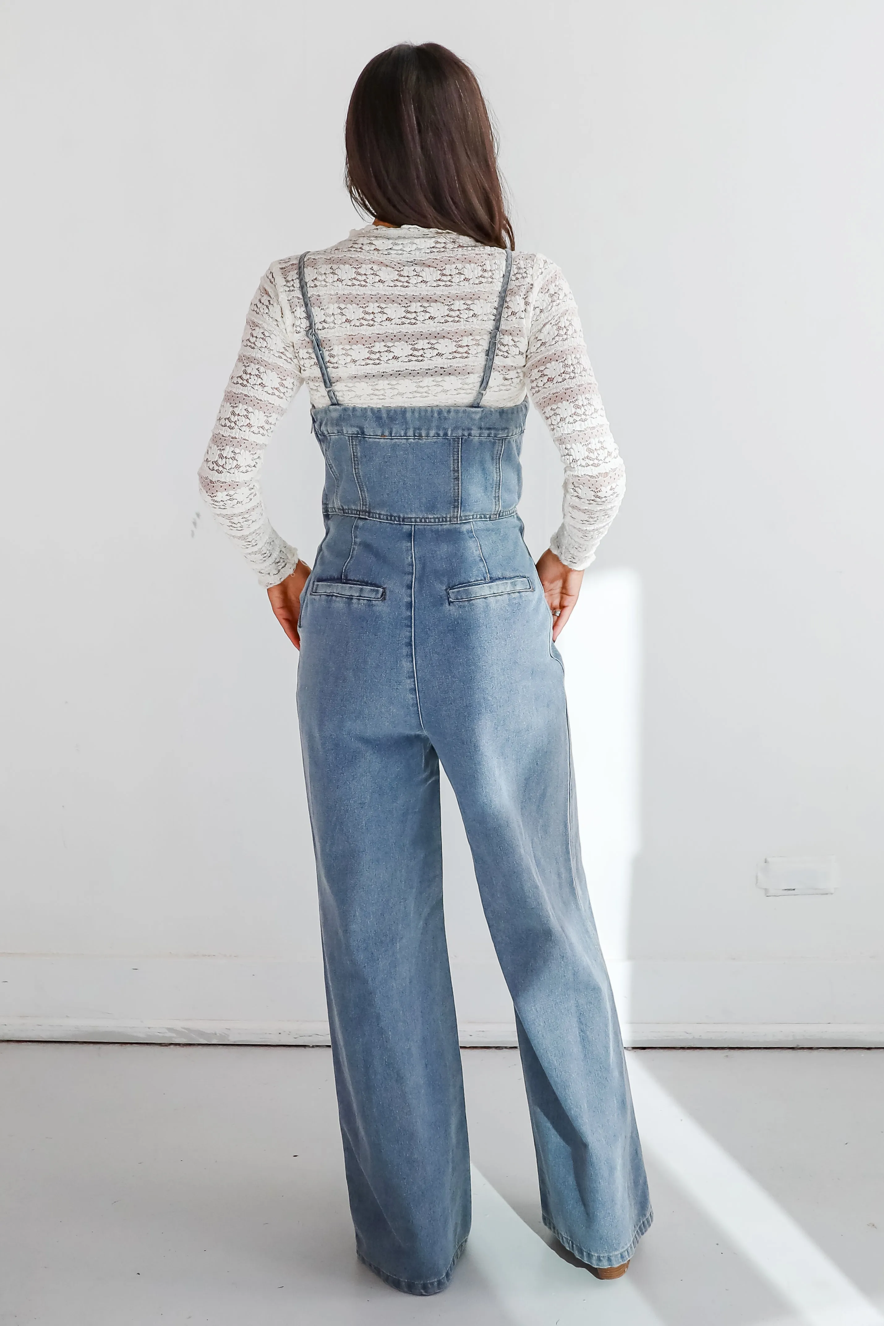 FINAL SALE - Delightful Impact Denim Jumpsuit