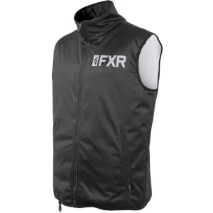 FXR  Black Race Ready Insulated Vest Wind & Water Resistant Breathable Thermal