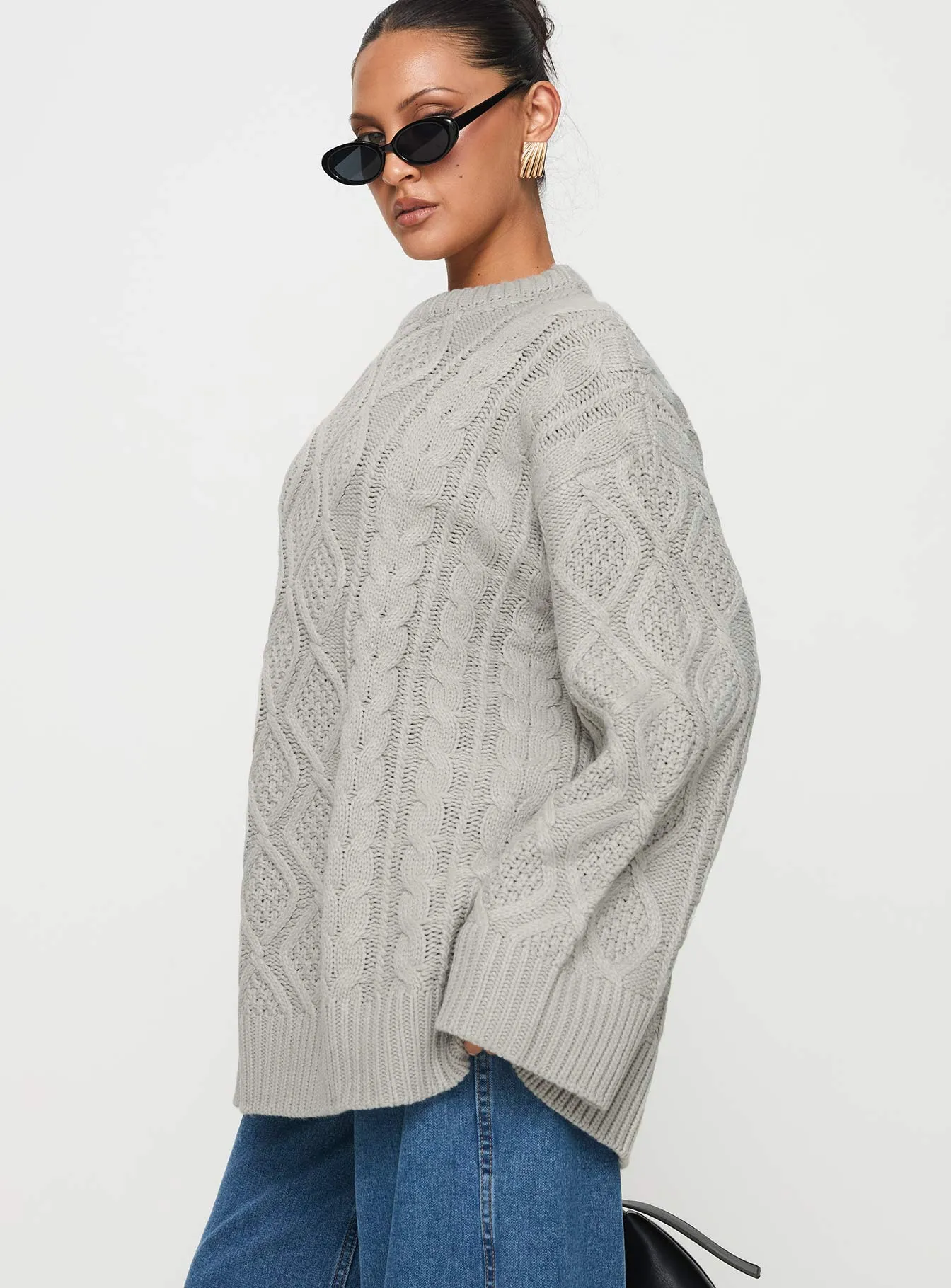 Gigi Knit Sweater Cloud