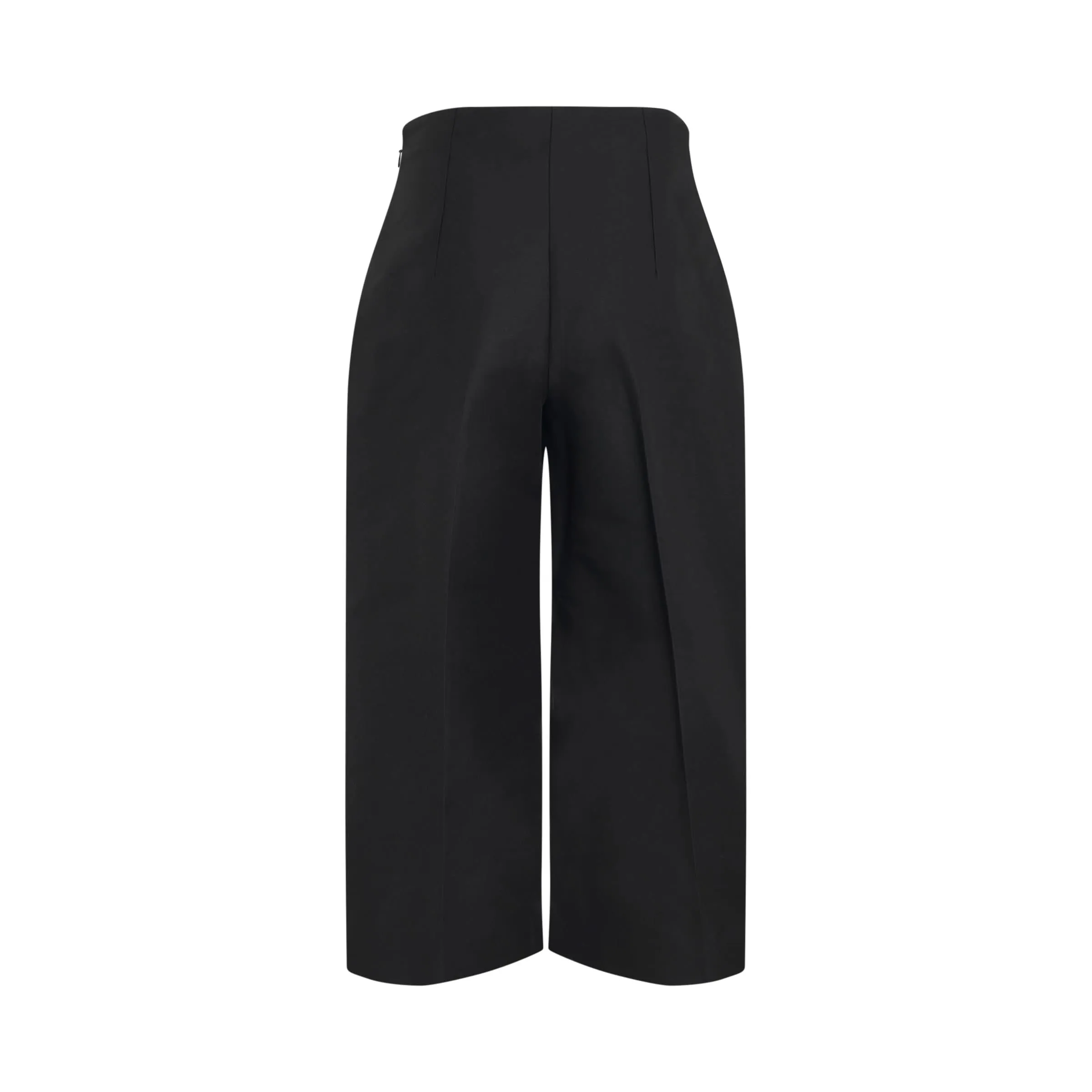 High Waisted Straight Leg Pants in Black