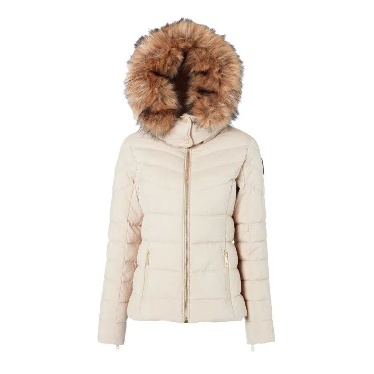 Holland Cooper Whistler Ladies Puffer Jacket - Stone