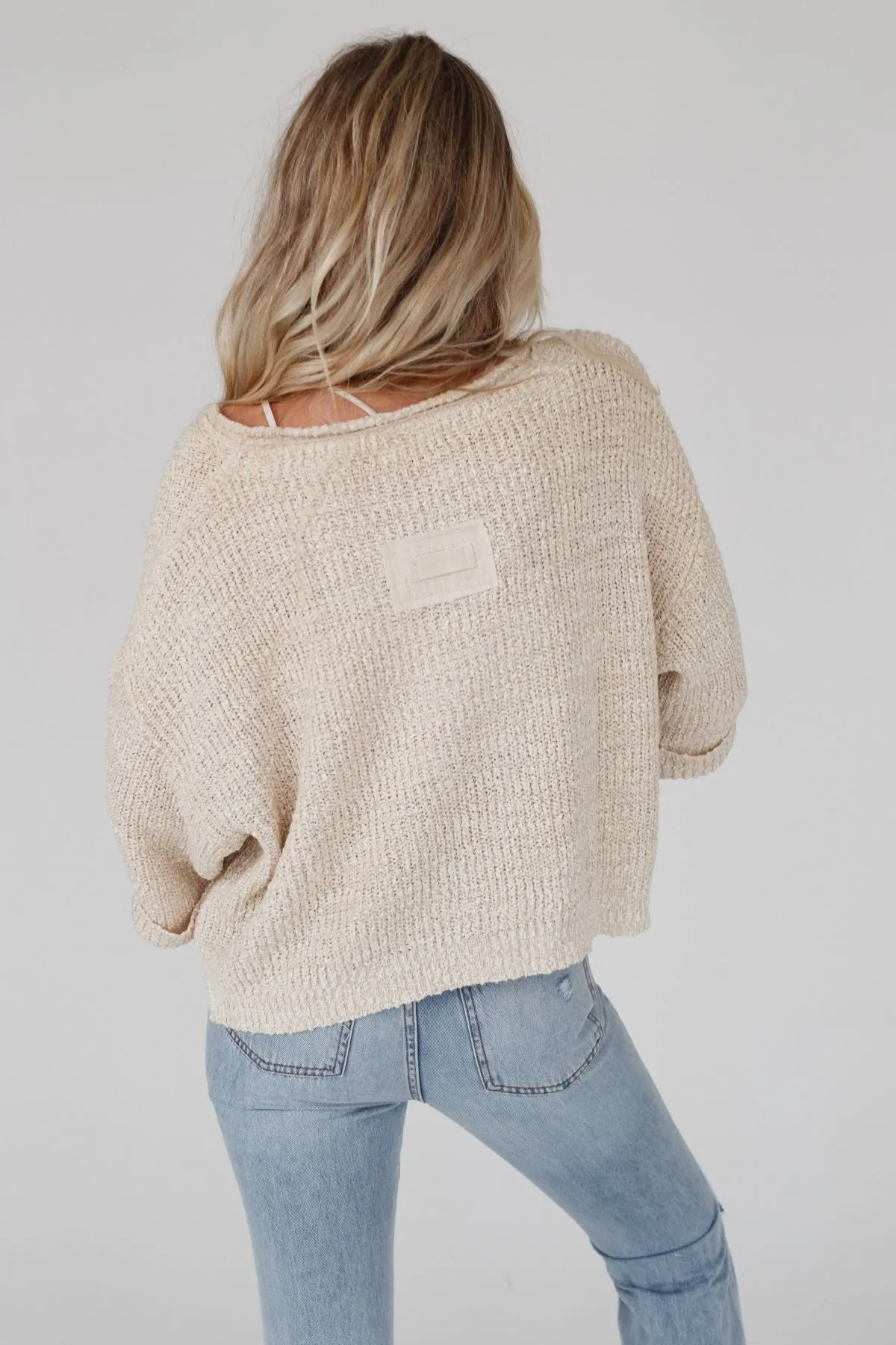 Just Right Slouchy Sweater - Oatmeal