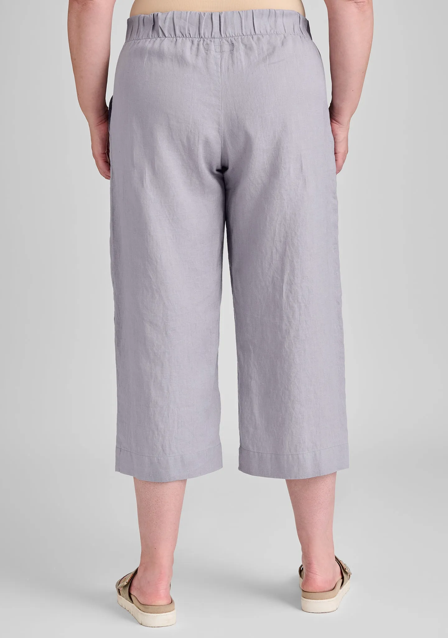 Kate Pant - Linen Crop Pants