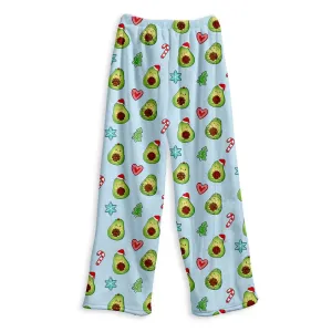 Kids Avocado Fuzzy Lounge Pants