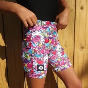 Kids High Waist Funky Pants - Girl Power