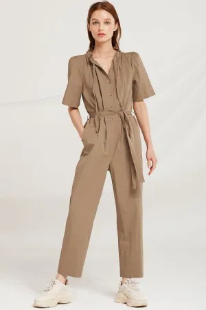 Laylah Drawstring Neck Jumpsuit