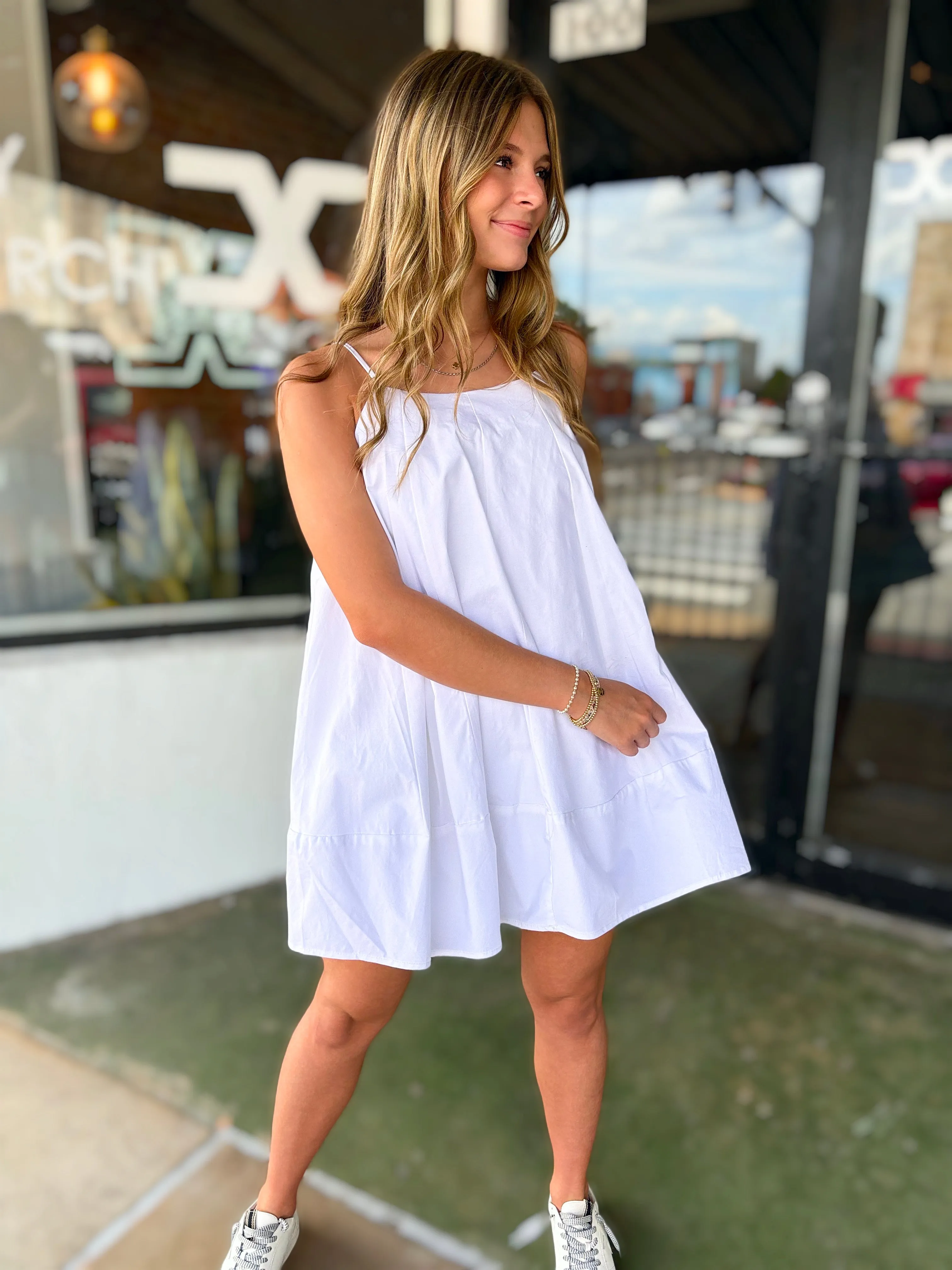 Lilly Ann White Mini Dress