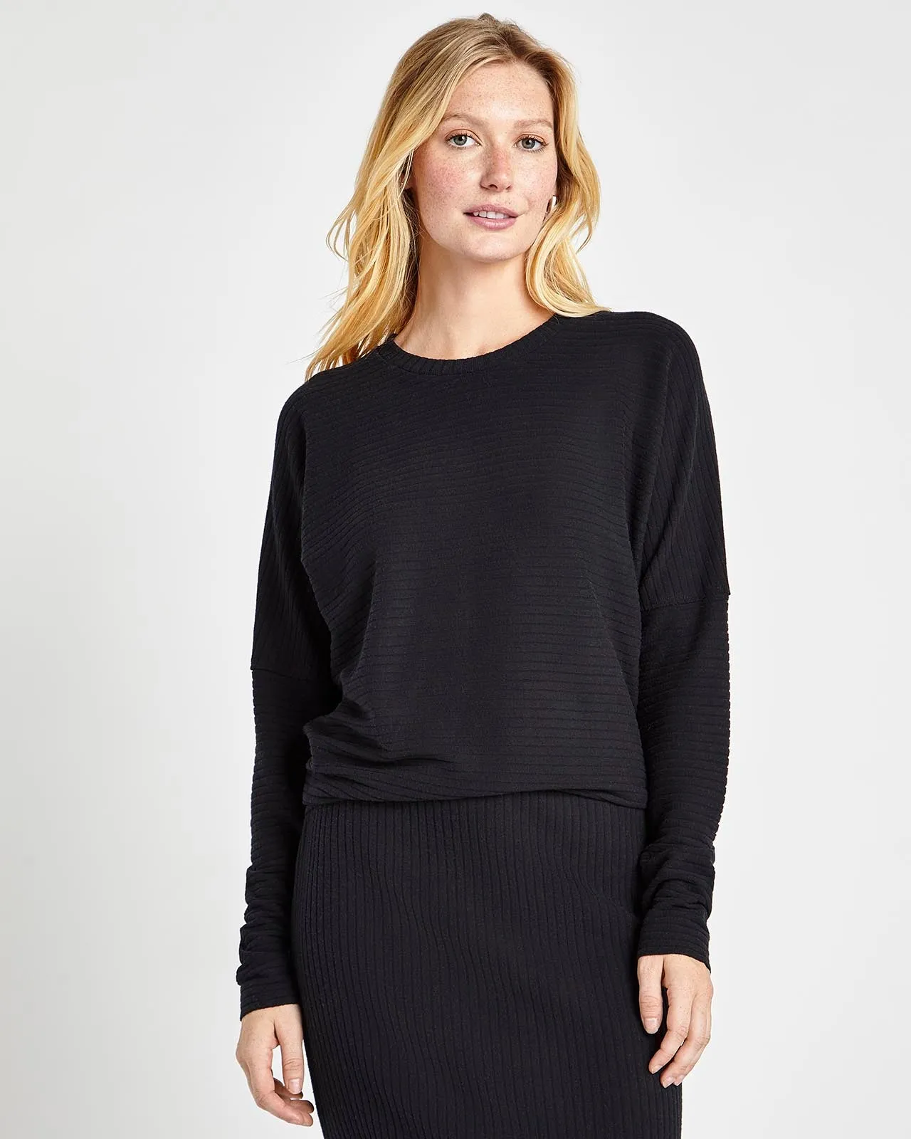 London Rib Long Sleeve Top