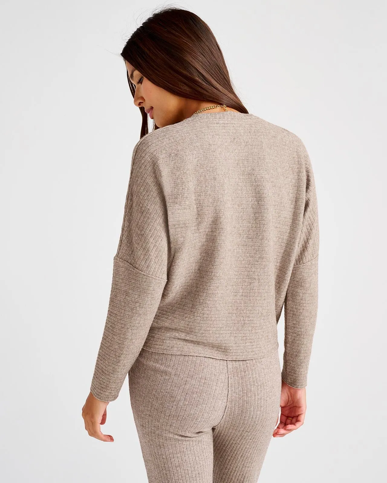 London Rib Long Sleeve Top