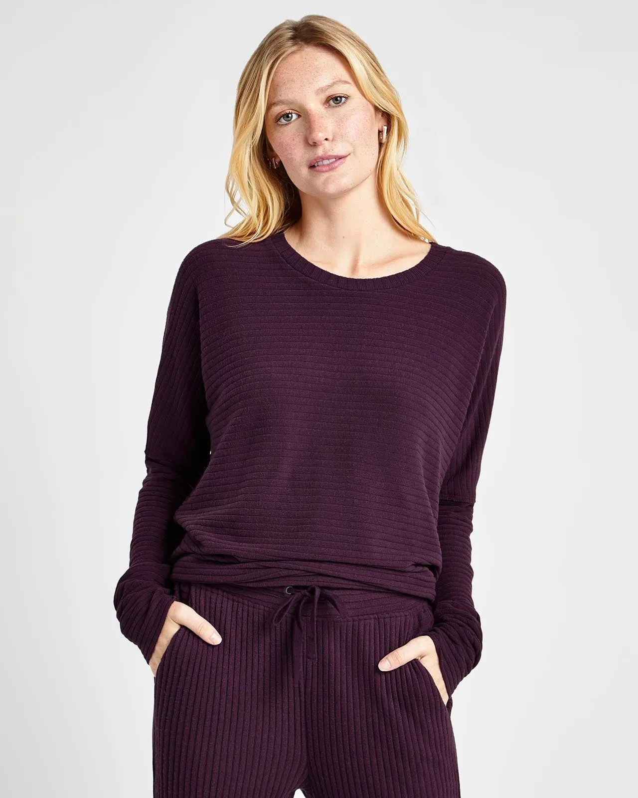 London Rib Long Sleeve Top