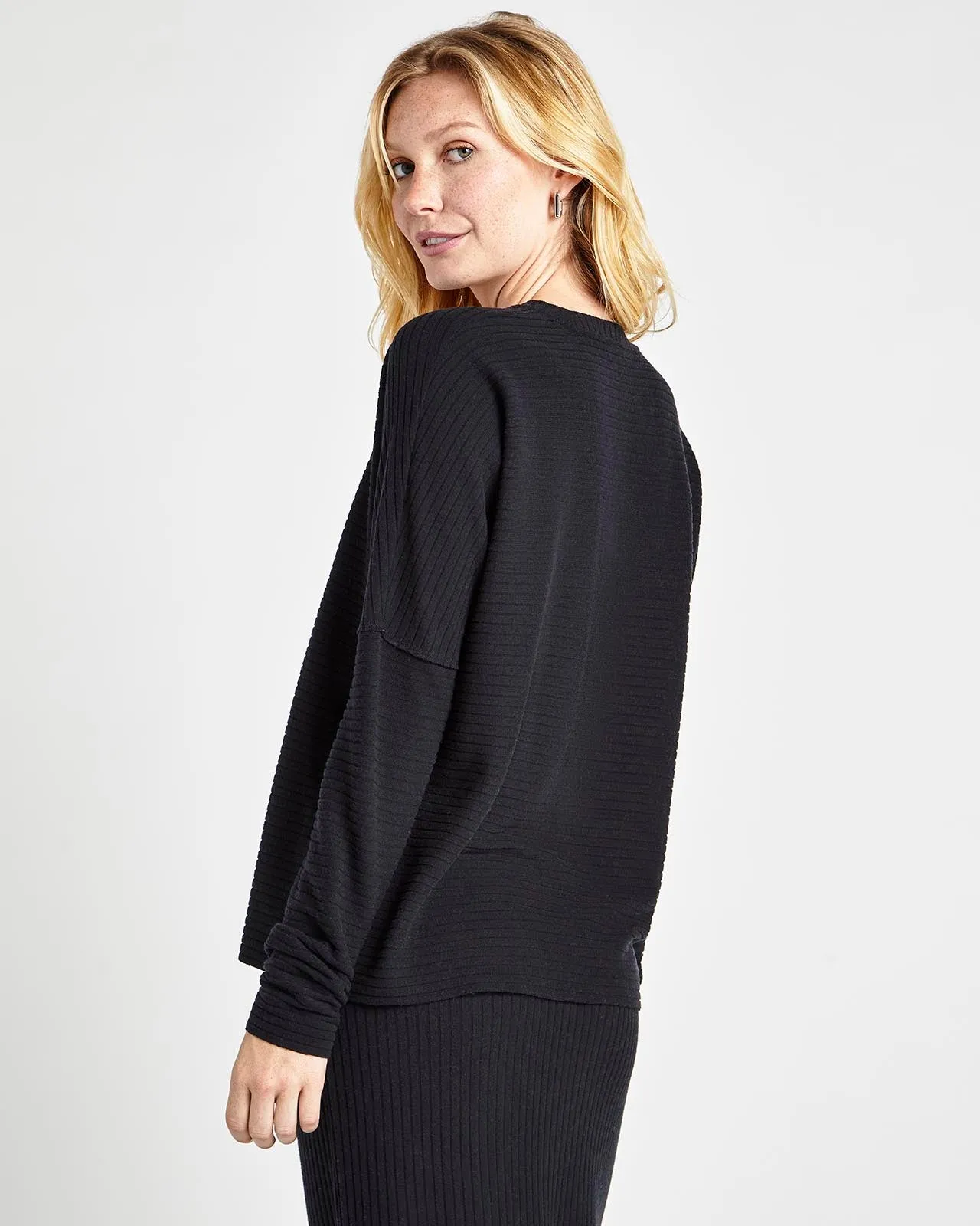 London Rib Long Sleeve Top