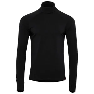 Mens 160 Merino Active Roll Neck (Black)