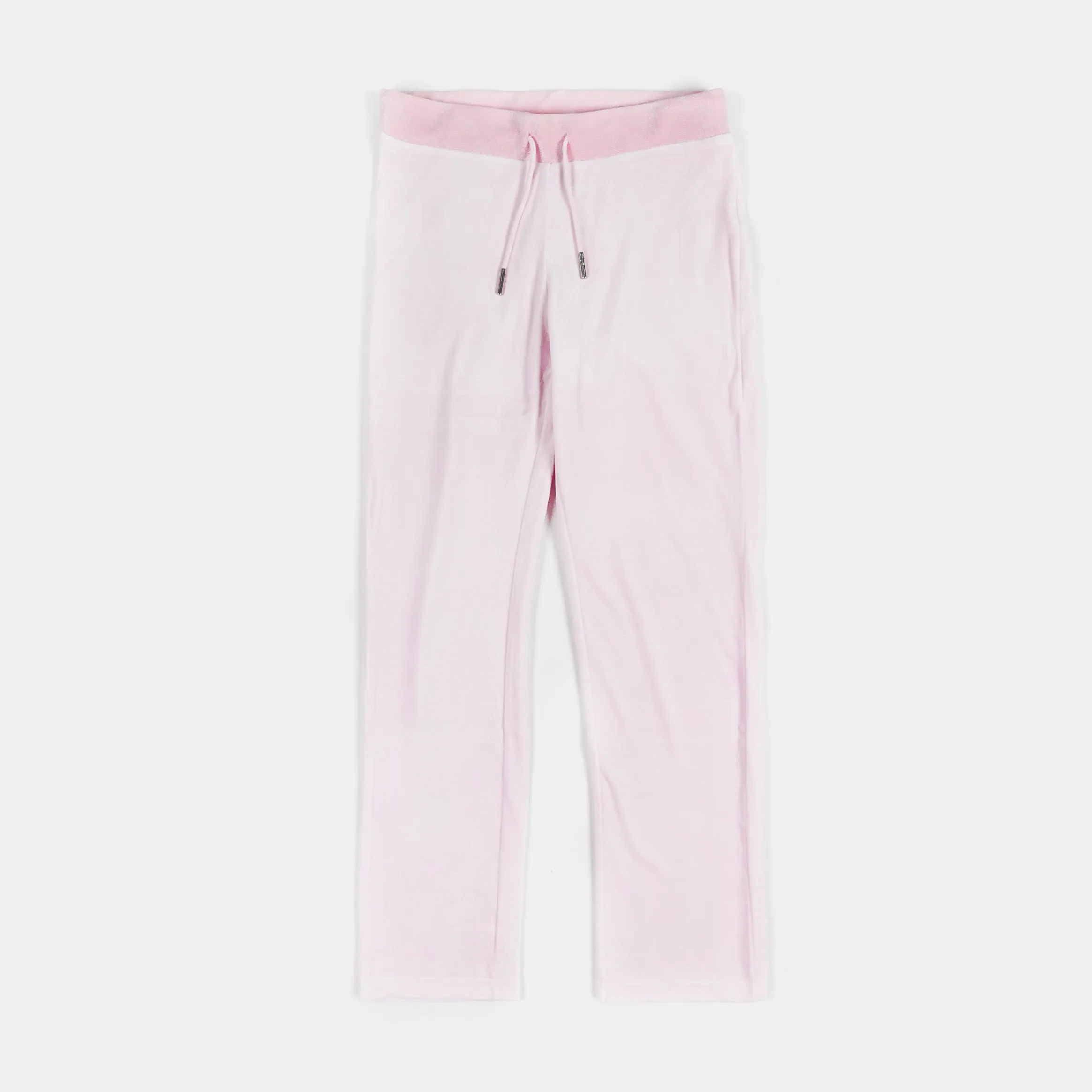 OG Big Bling Velour Womens Track Pants (Light Pink)