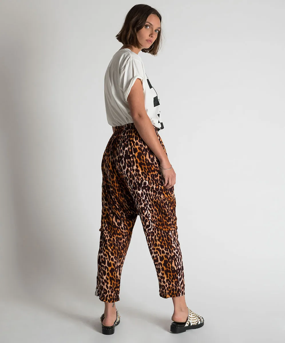 OneTeaspoon WOMENS POLYNESIAN ANIMAL HAREM PANT - ANIMAL PRINT