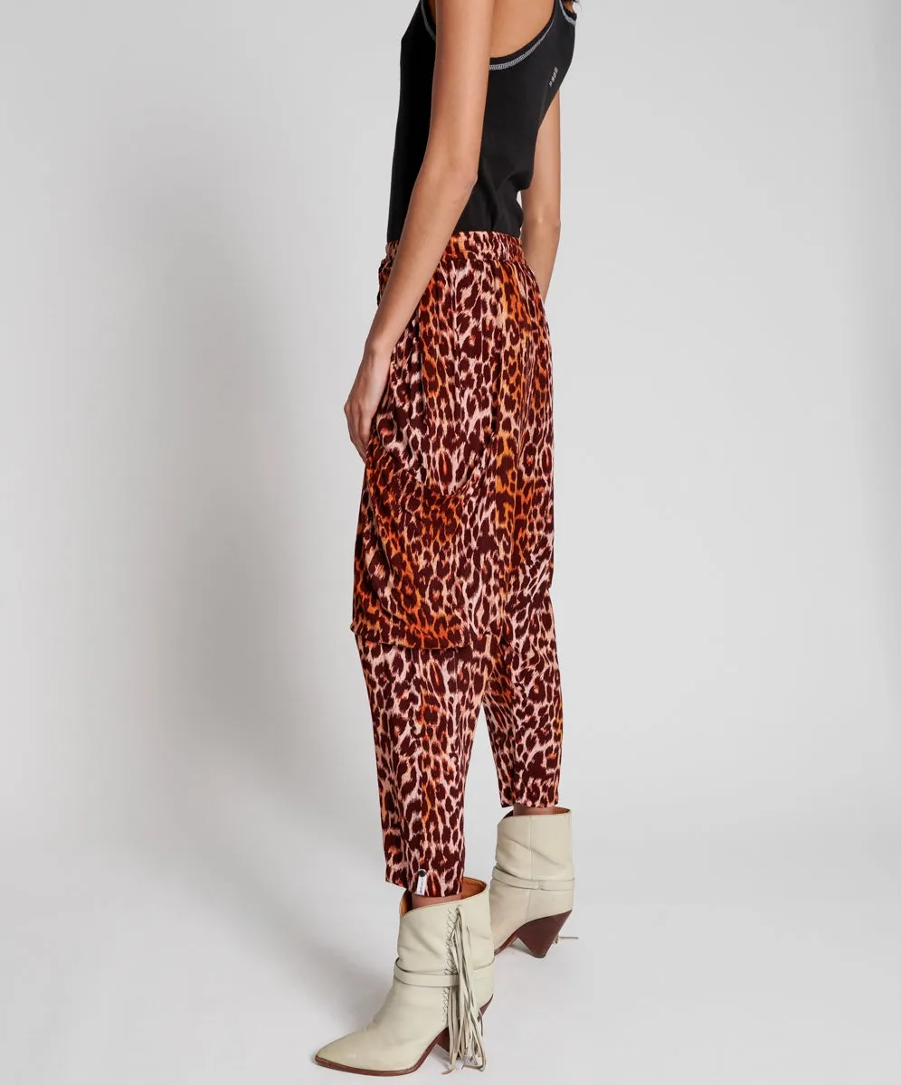 OneTeaspoon WOMENS POLYNESIAN ANIMAL HAREM PANT - ANIMAL PRINT