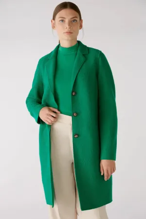 Oui Mayson Wool Coat Dark Green