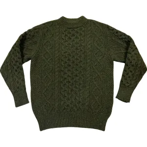 Pre Order - Steve McQueen Olive Donegal Irish Wool Sweater ETA 12/25