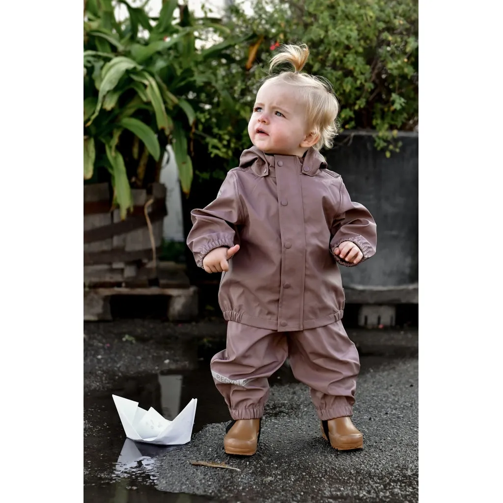 PU Rainwear (Overalls) - Twilight Mauve