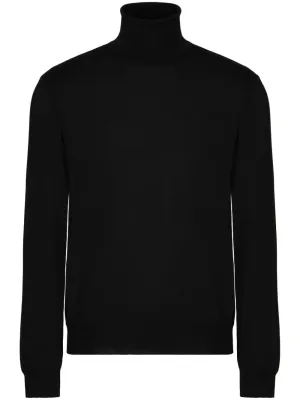 roll neck knit jumper