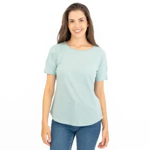 Seasalt Seedblown Pastel Green Short Sleeve Comfort Summer Tops