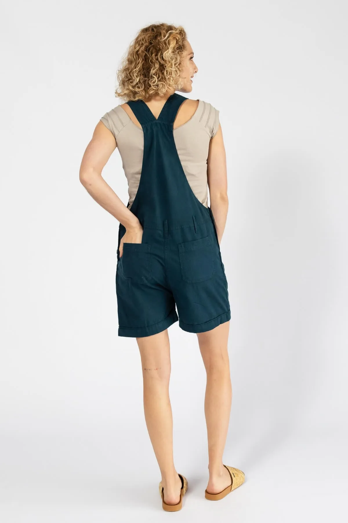 Short Traveller Overalls - Turquoise