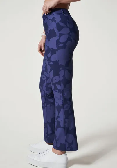 Spanx Sunshine Kick Flare Pant Floret Navy