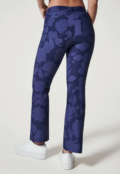 Spanx Sunshine Kick Flare Pant Floret Navy