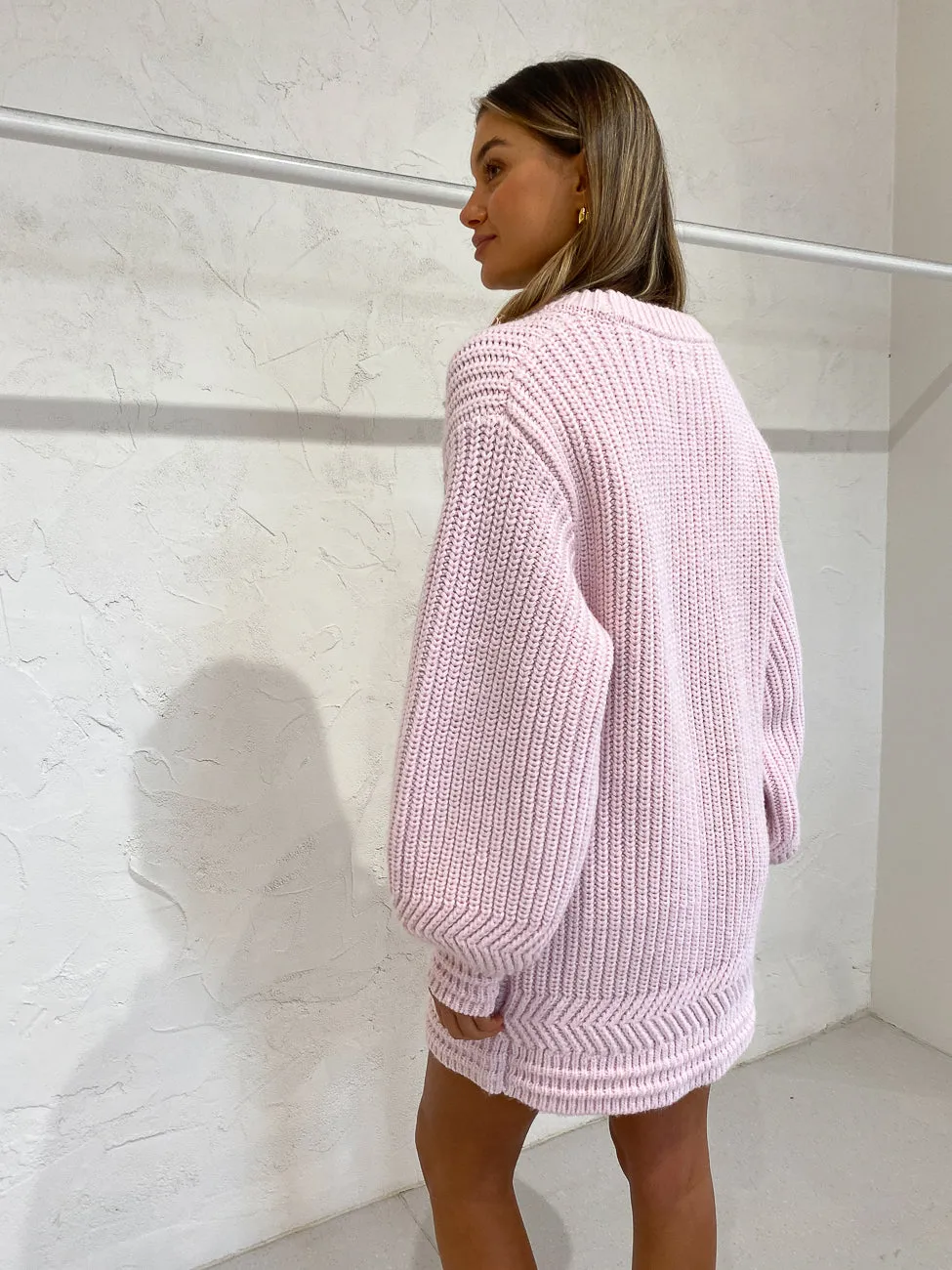 Steele Drew Knit in Peony