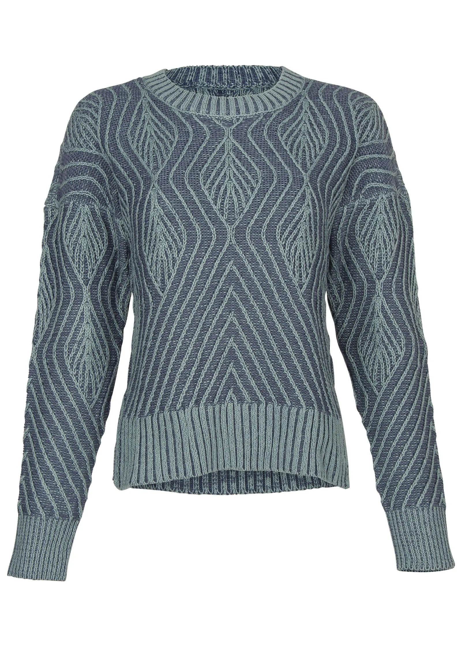 Stitch Interest Sweater - Tourmaline