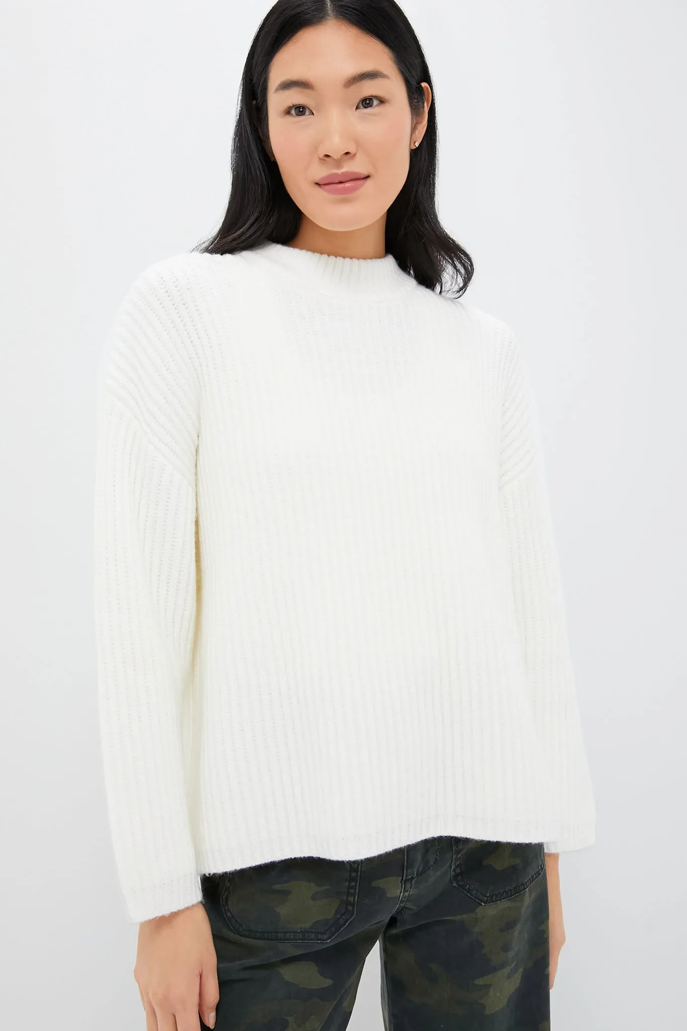 Winter White Crewneck Jack Sweater