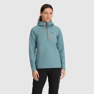 Women's Freewheel Half Zip Soft Shell MTB Hoodie